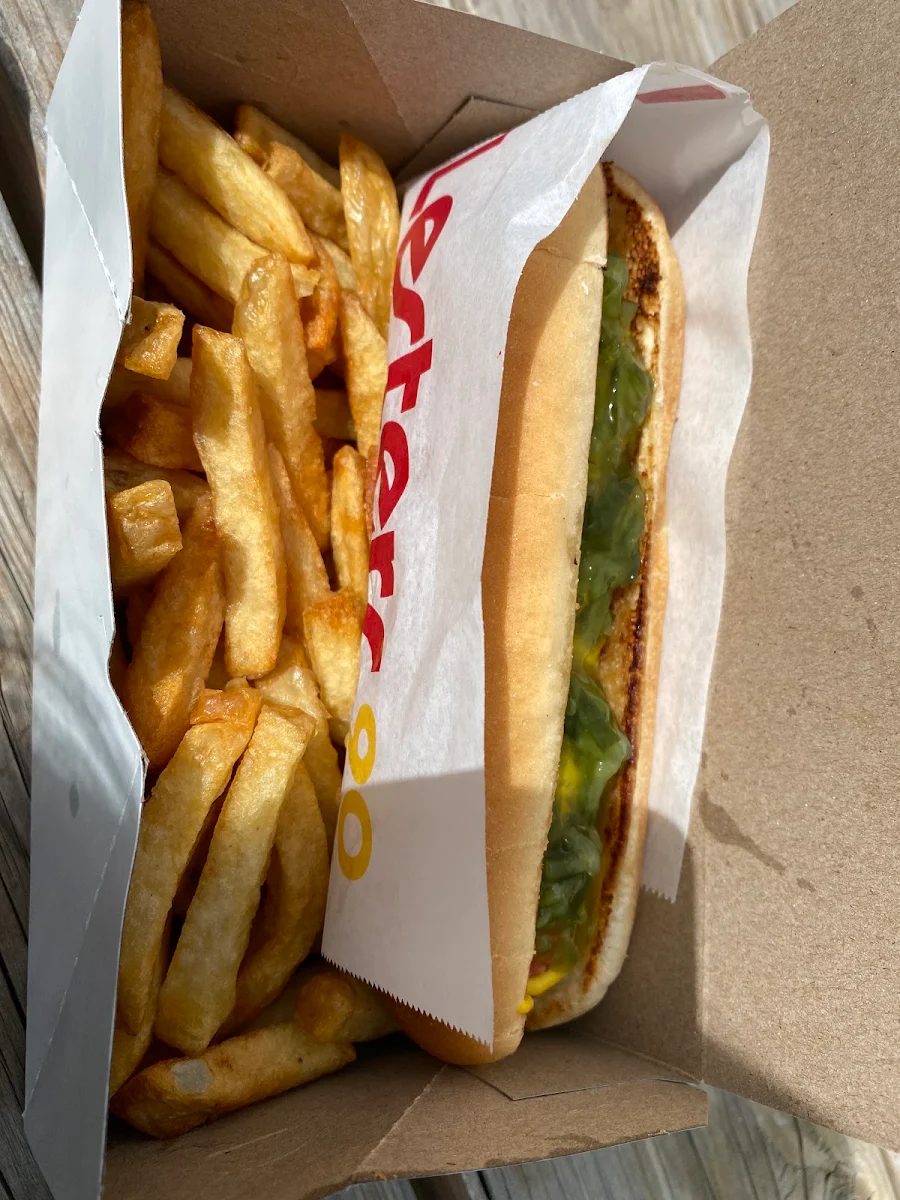 Hot Dog and Fries