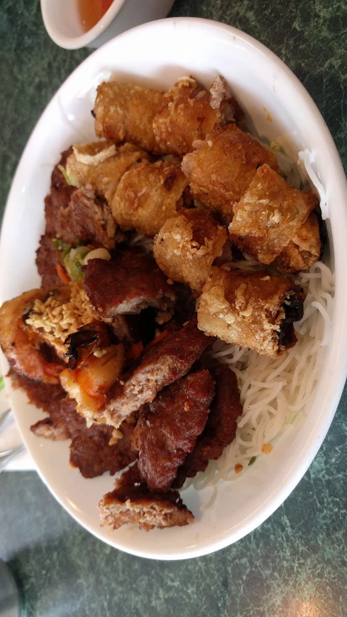 BBQ Pork on Vermicelli Noodle