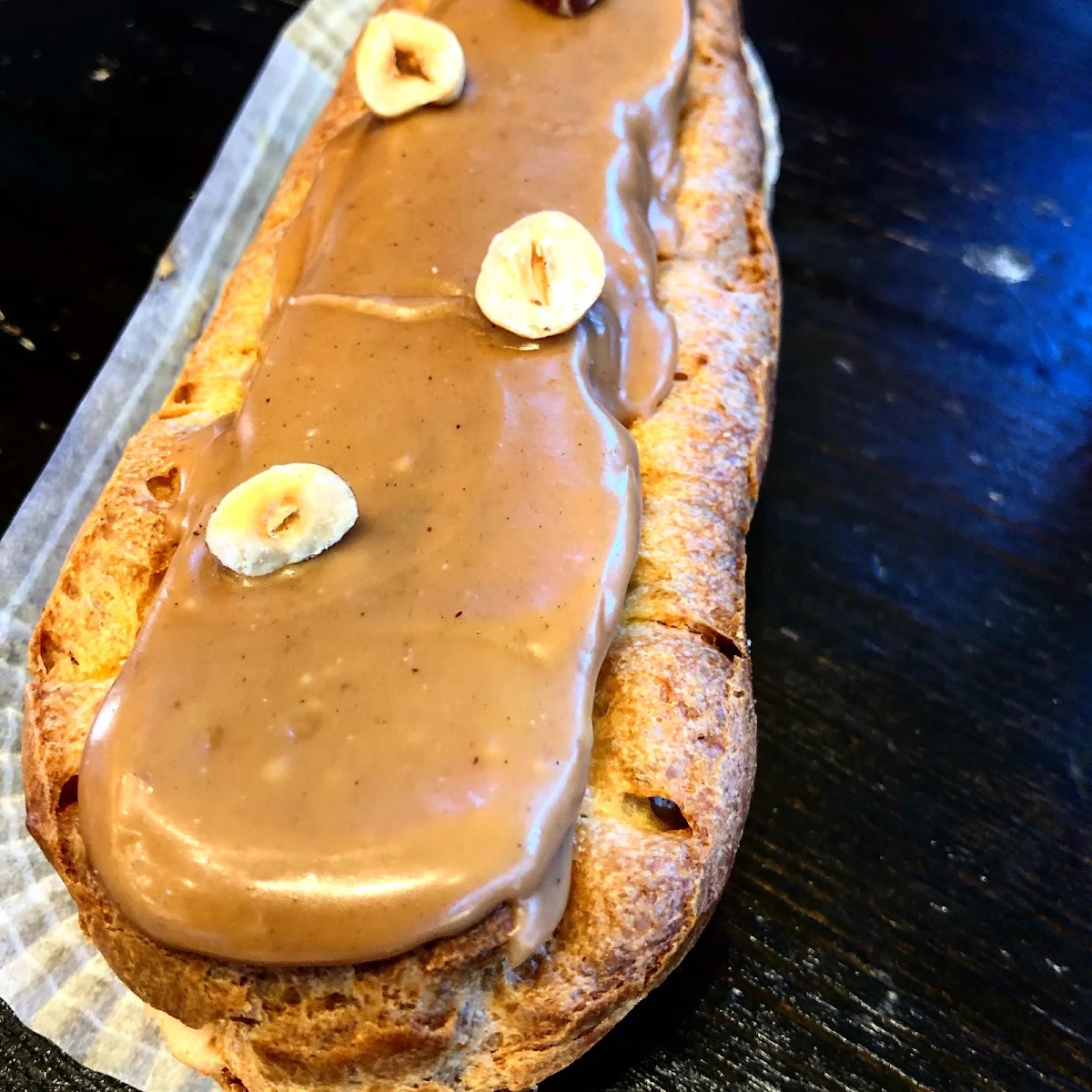 Hazelnut Eclair