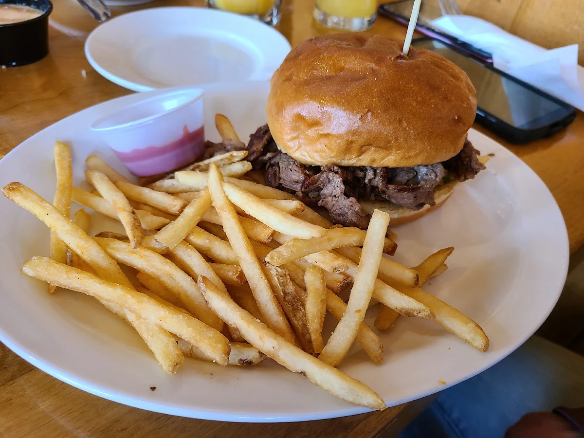 Steak Sandwich with Fries