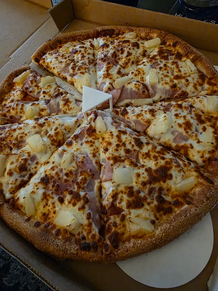 Ham and Pineapple Pizza