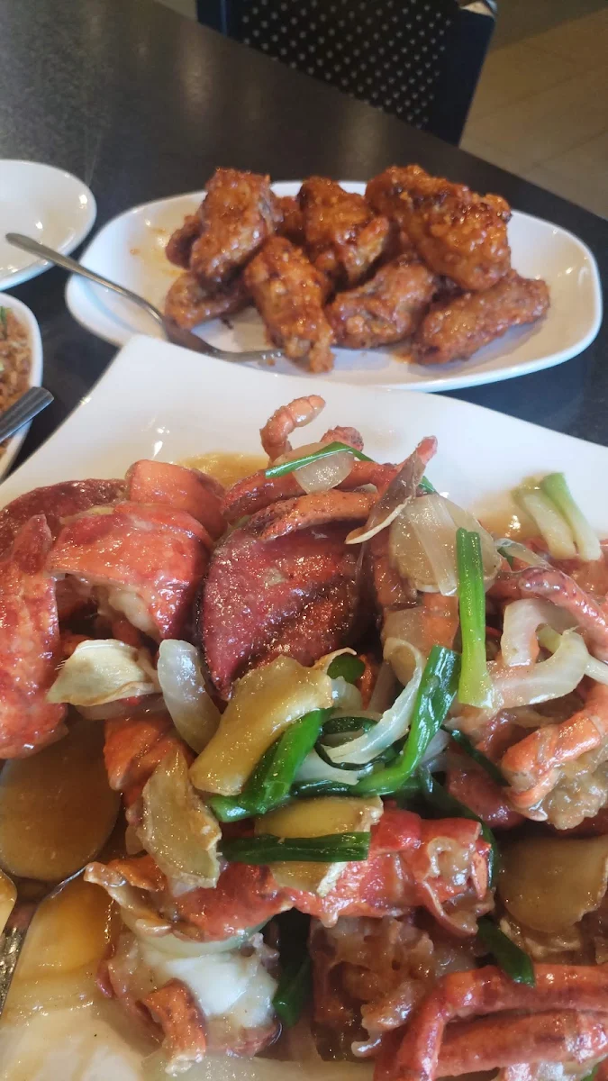 Lobster with Green Onions