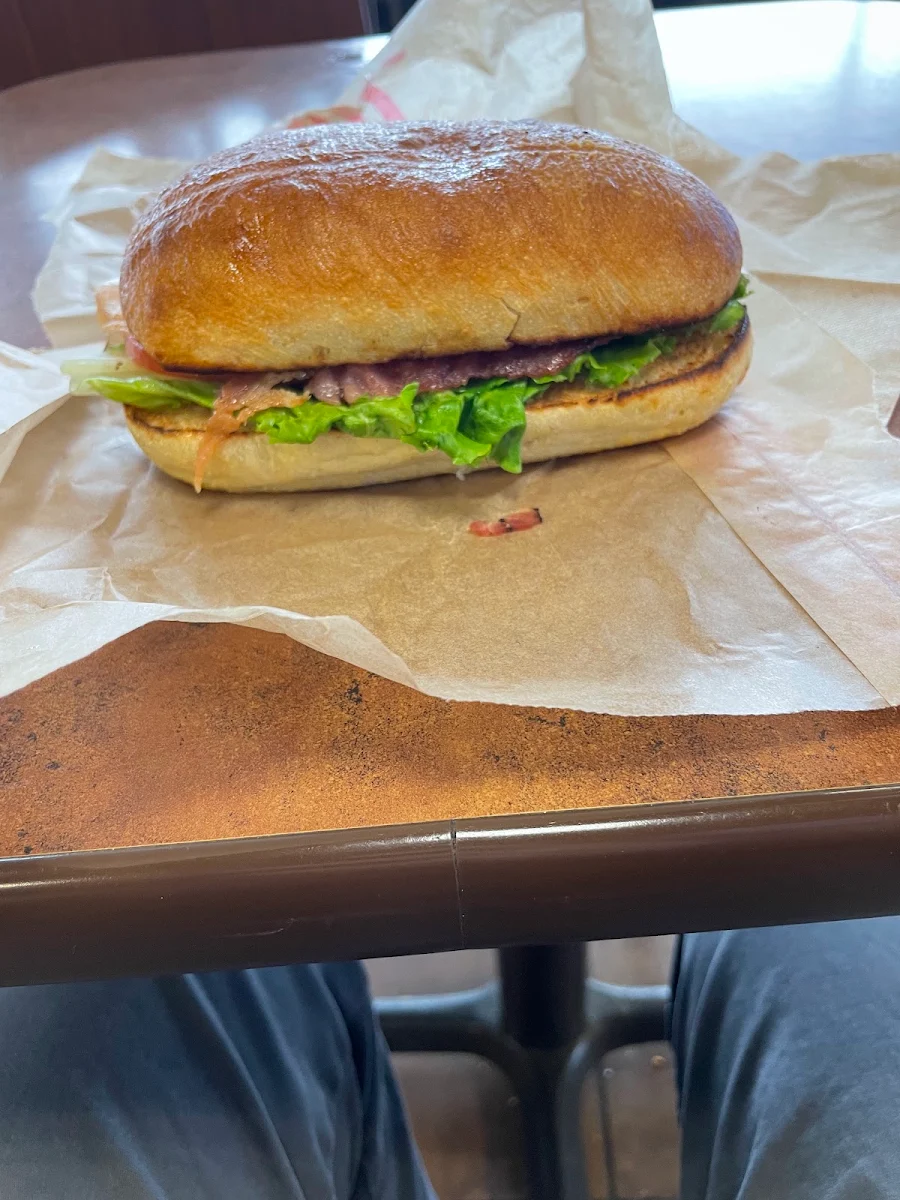 Turkey Bacon Club Artisan Sandwich