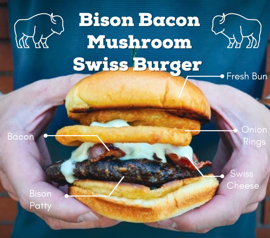 Chicken Bacon Swiss Burger