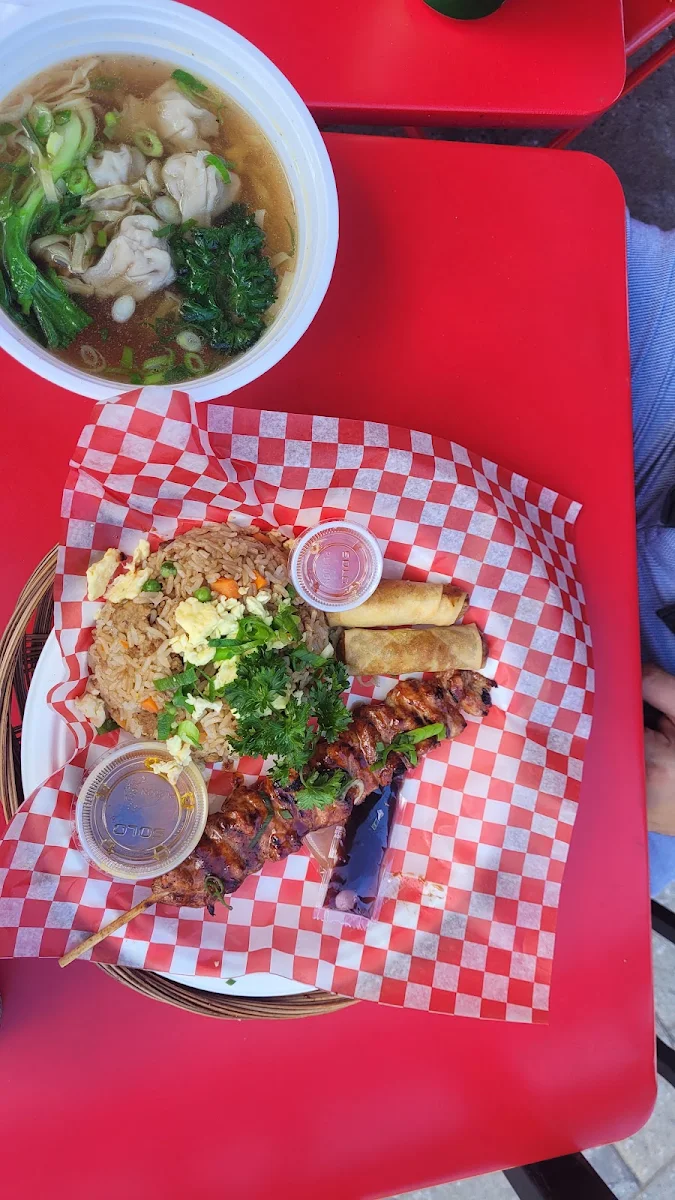 Combo 3 and Won Ton Soup