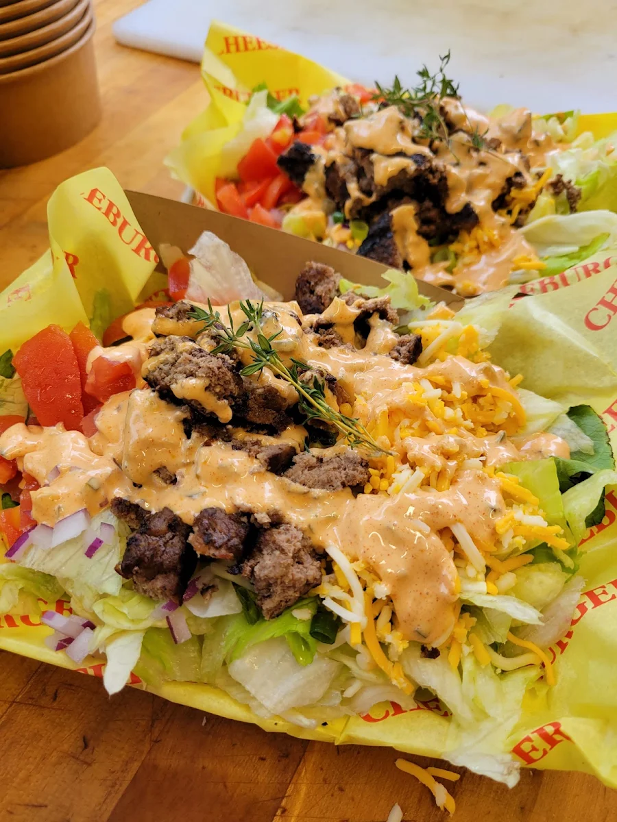 Salade Cheese Burger Keto