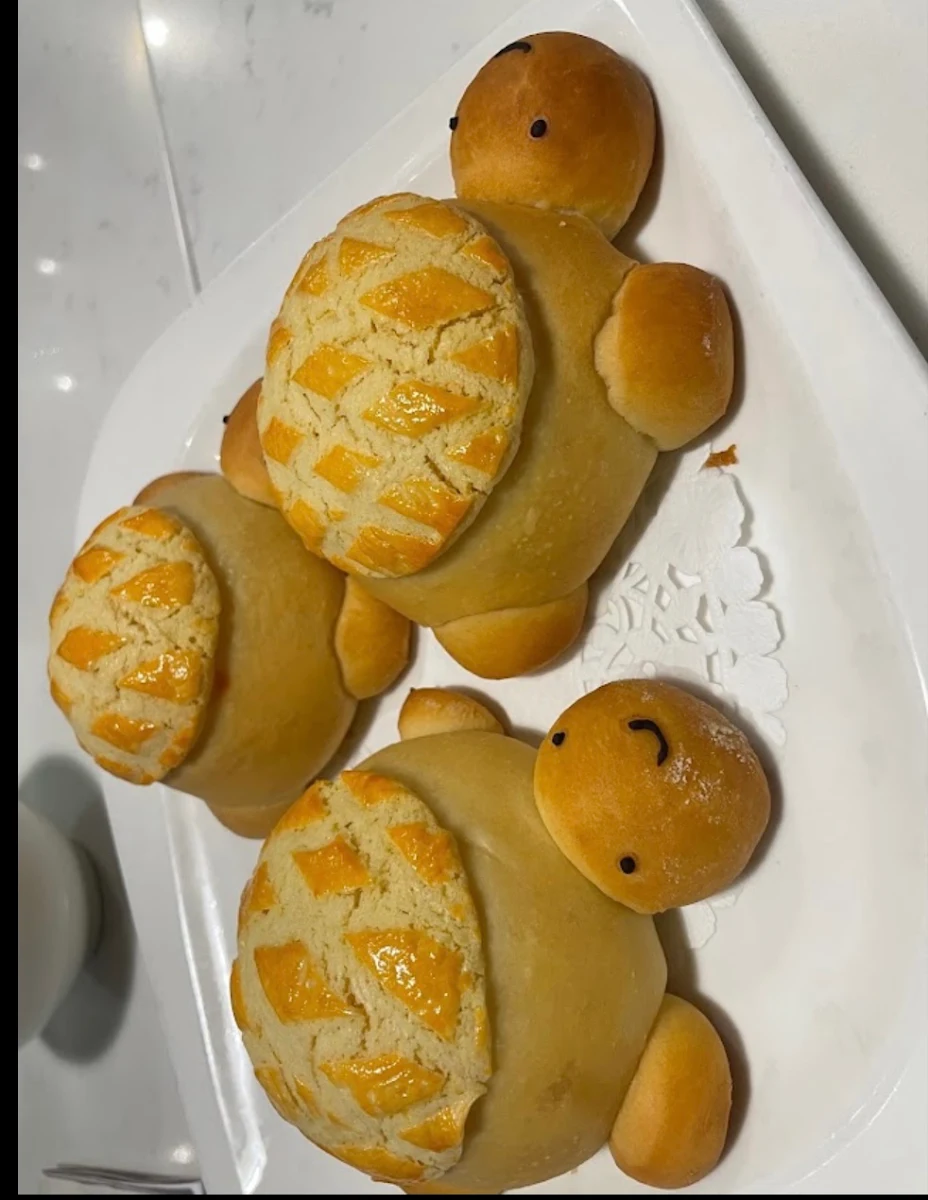 Golden Creamy Custard Buns