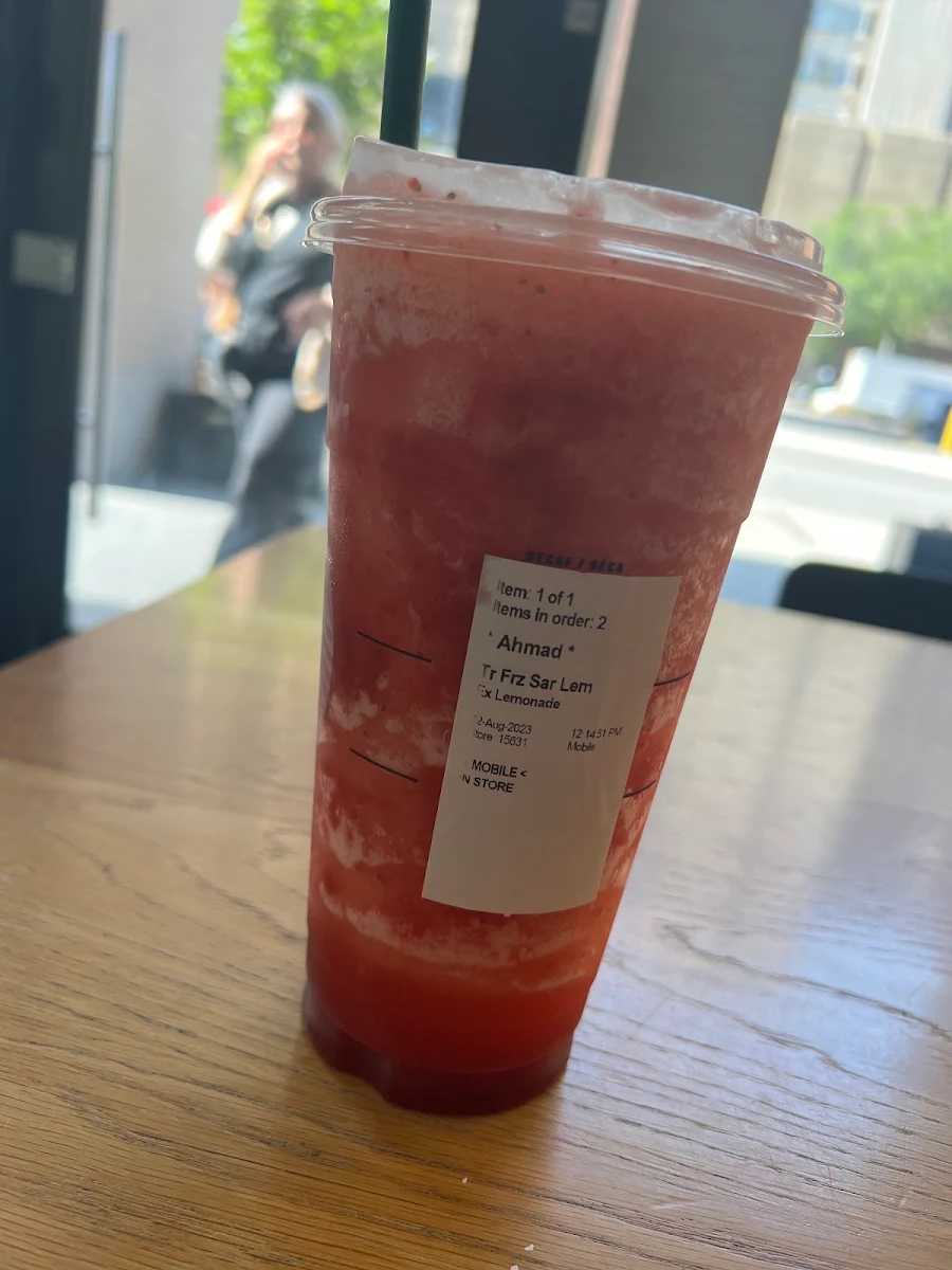 Frozen Strawberry Acai Lemonade