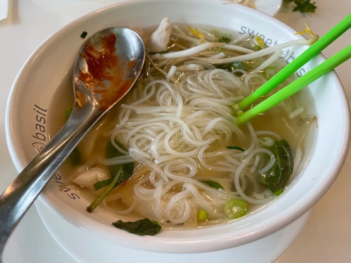 Plain Rice Noodle Soup