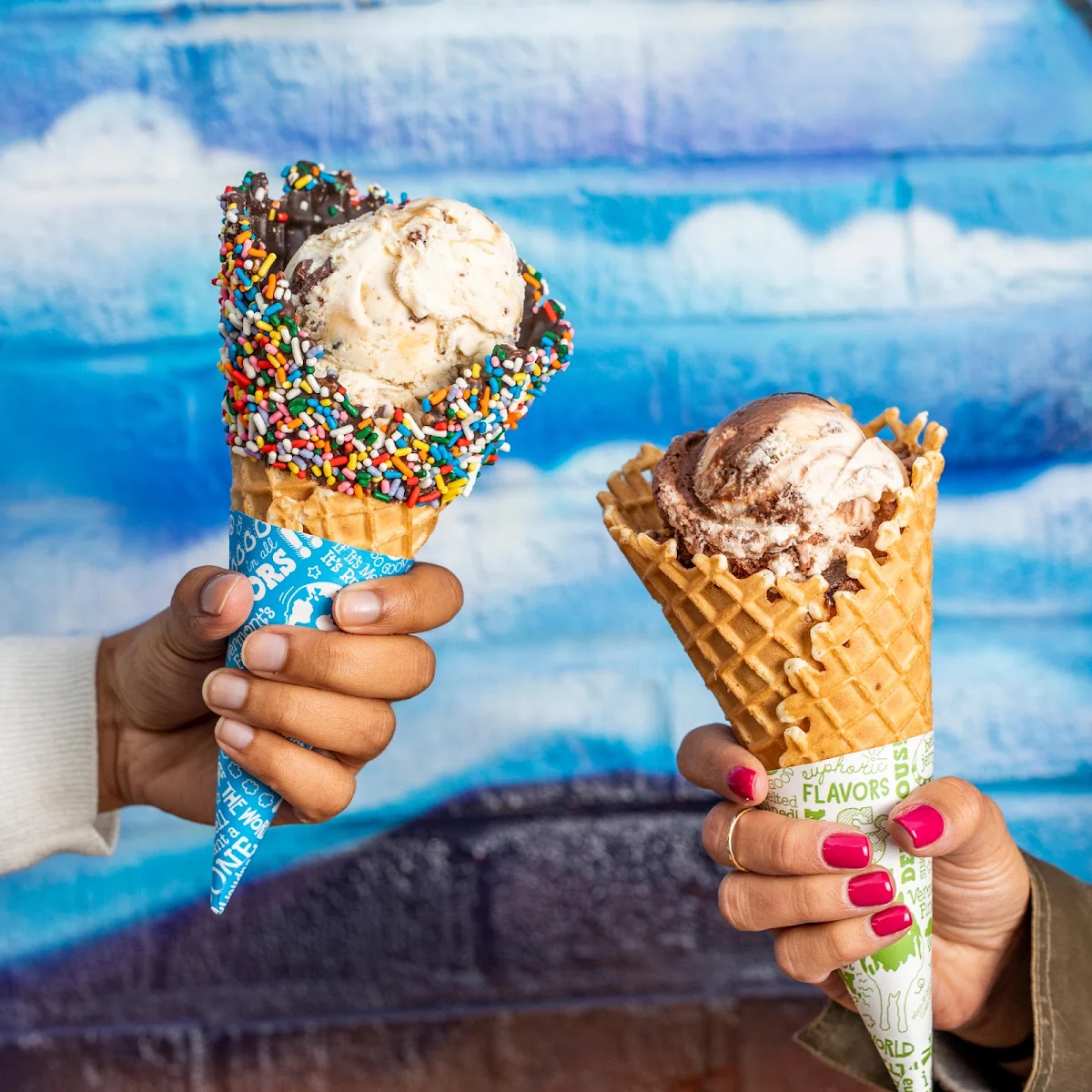 Waffle Cone Sundae