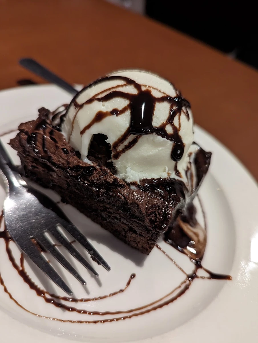 Chocolate Brownie with Ice Cream