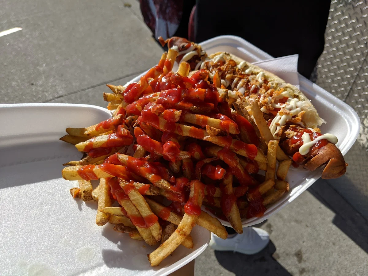 Italian Sausage and Fries