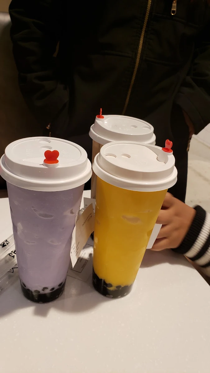 Mango Slush and Taro Slush