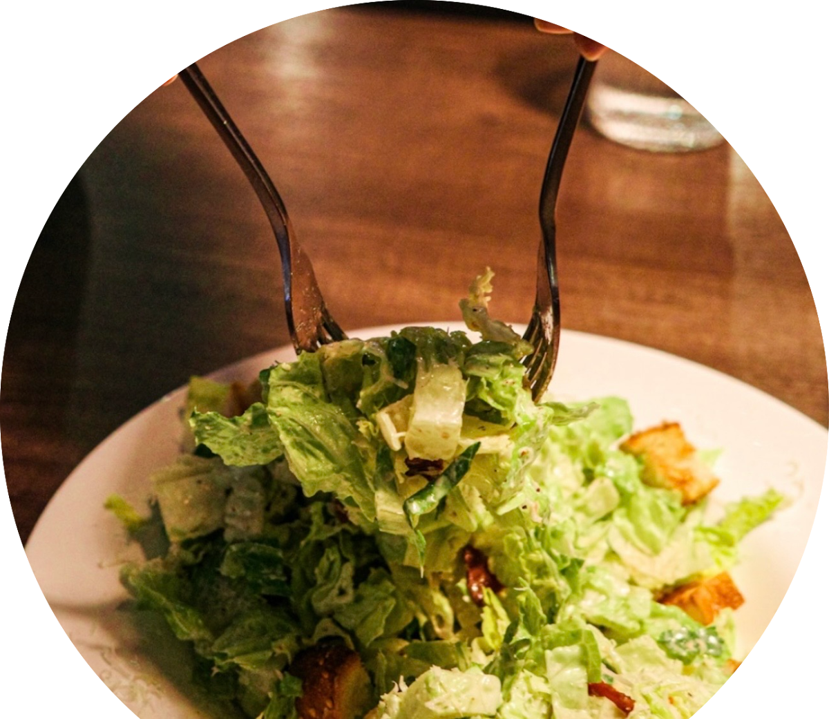 Roasted Garlic Caesar Salad