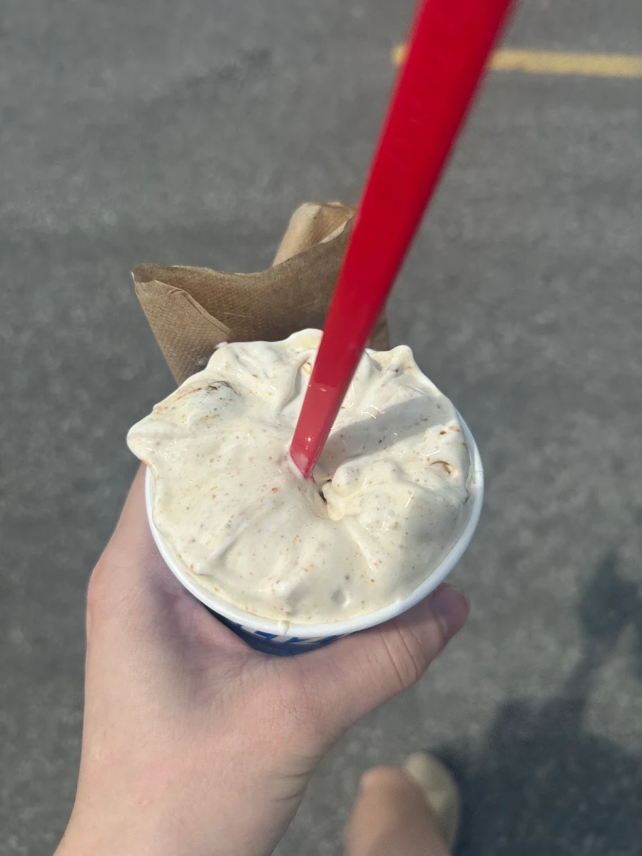 Caramel Fudge Cheesecake Blizzard