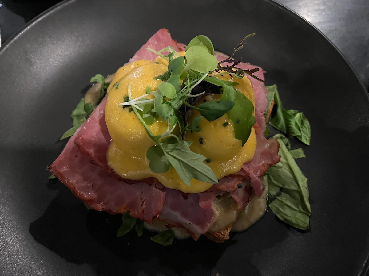 Smoked Salmon Eggs Benedict with Hollandaise on the Side