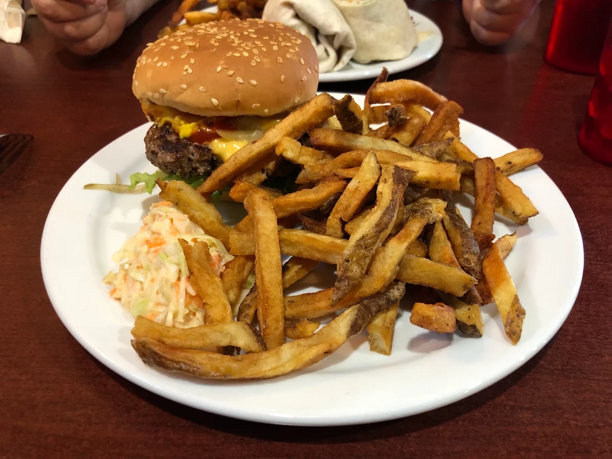 Bacon Cheeseburger with Fries