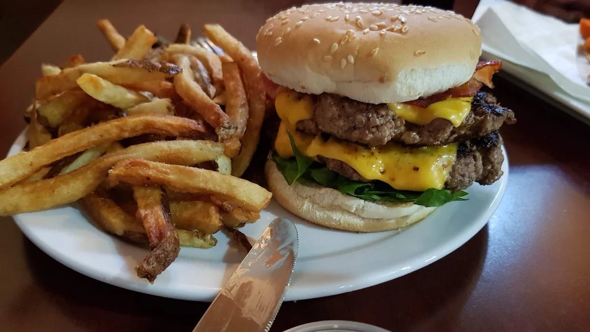 Double Cheeseburger with Fries