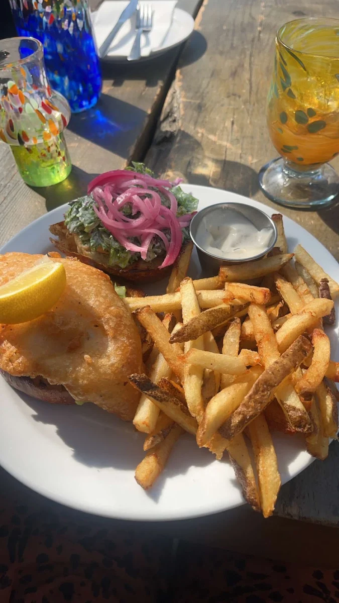 Halibut Burger