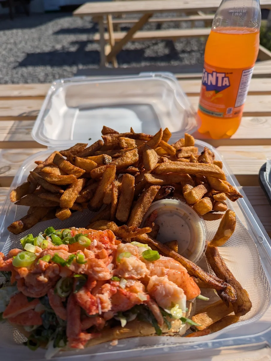 Lobster Roll and Fries