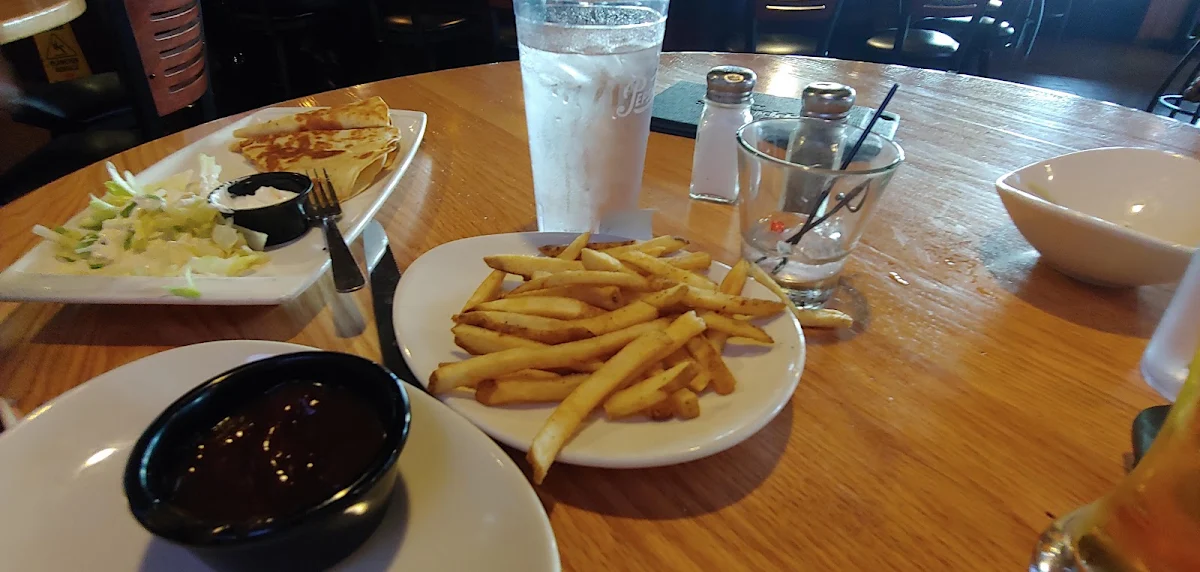 Cheese Quesadilla and Fries