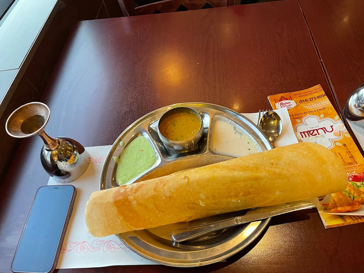 Masala Dosa with Samber