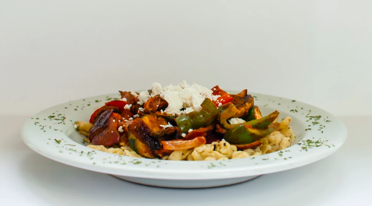 Grilled Vegetables with Spaetzel