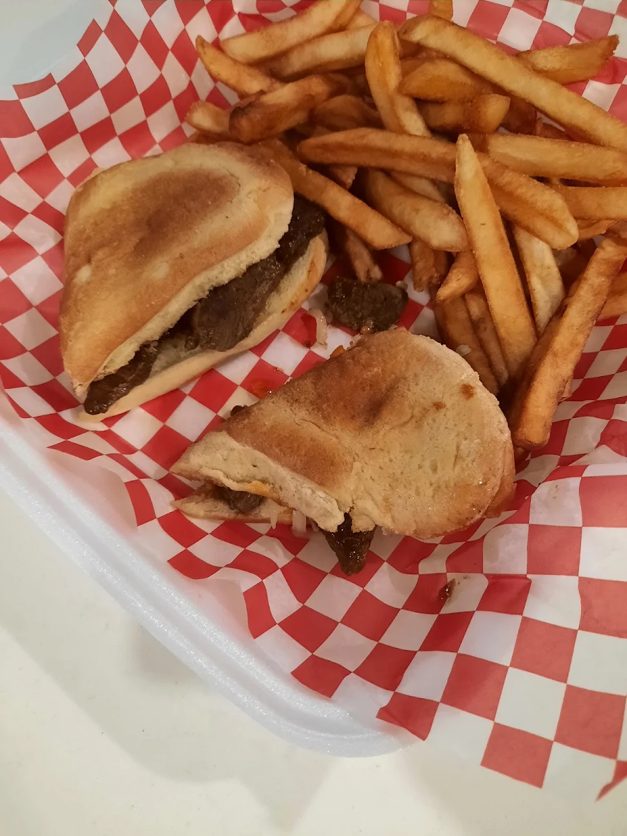 Steak Sandwich & Fries