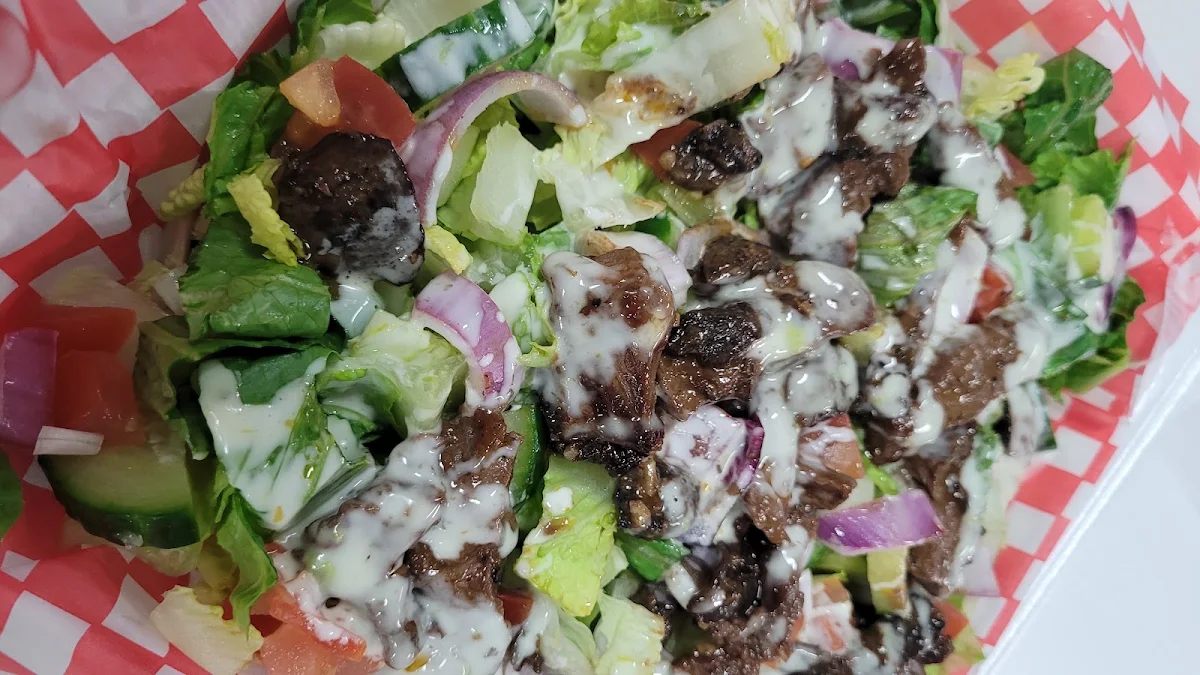 Warm Wasabi Steak Salad