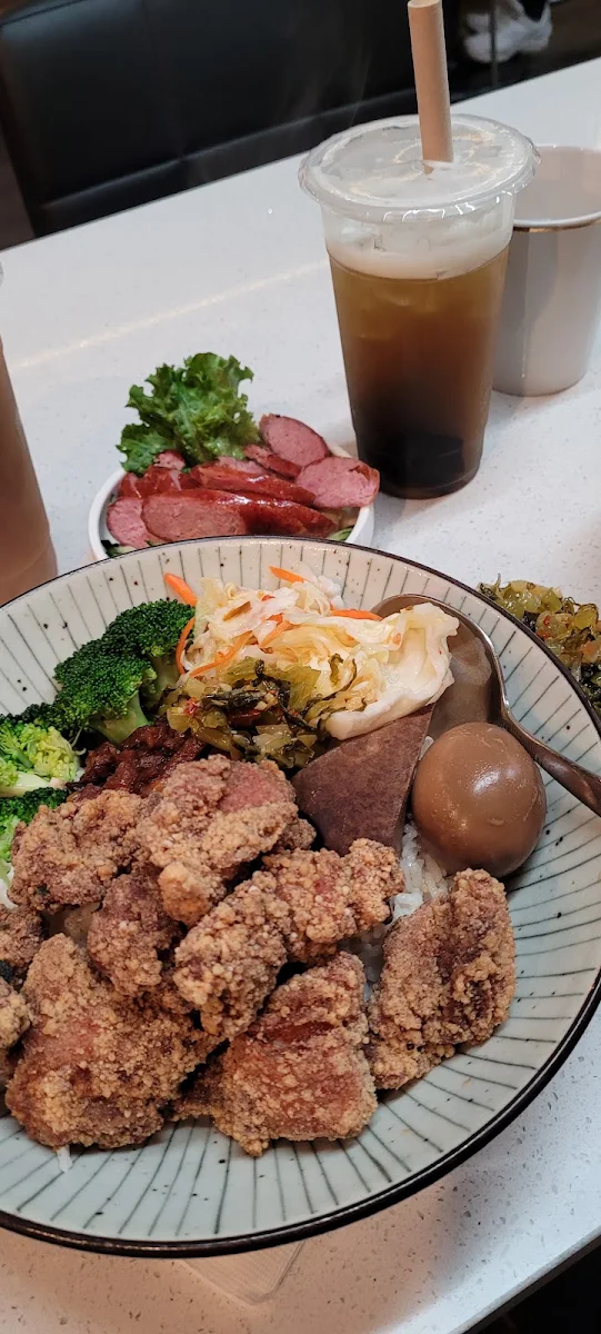 Popcork Chicken Rice Bowl