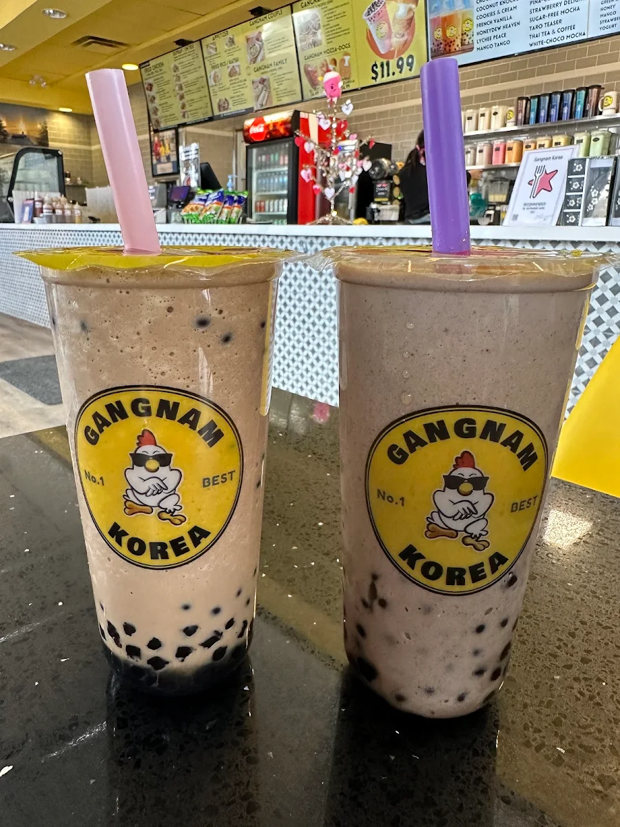 Taro Bubble Tea Mango Bubble Tea