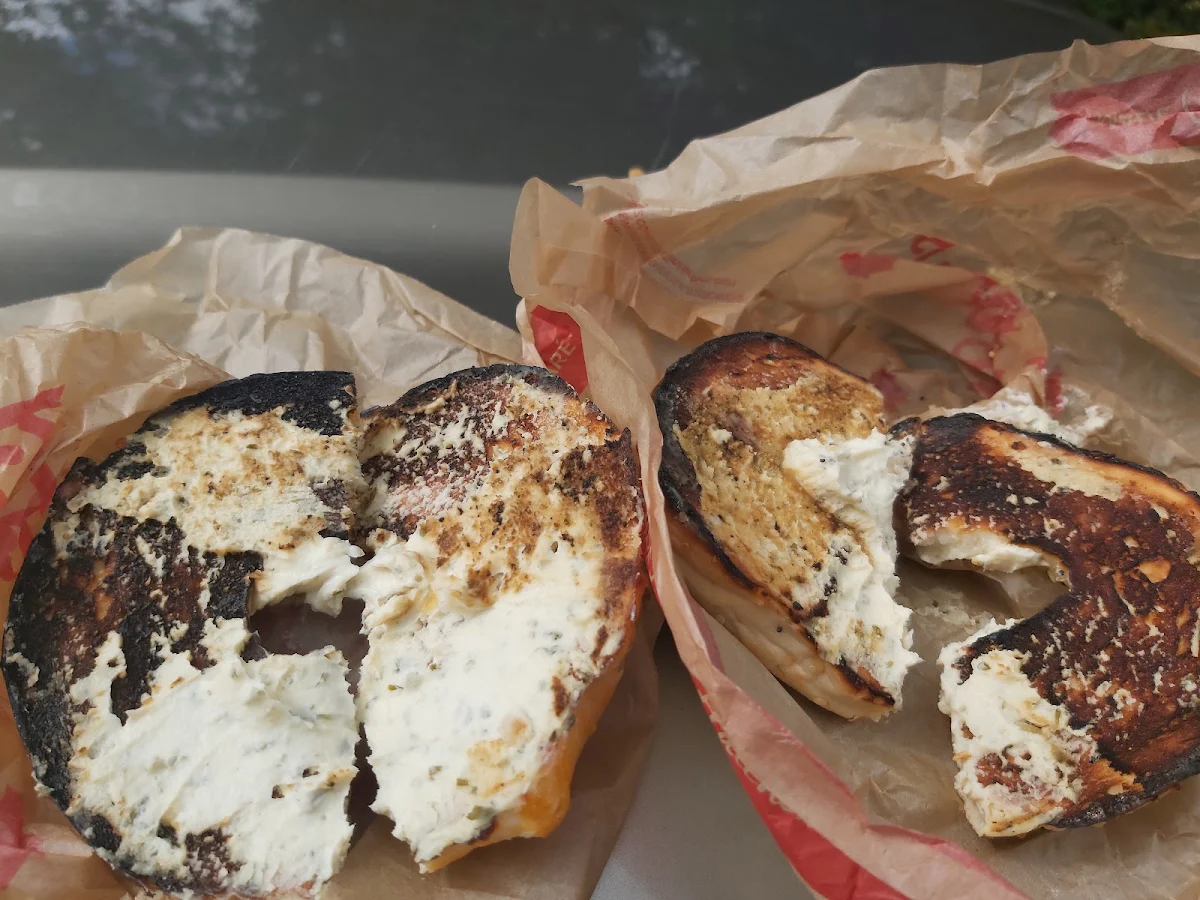 Toasted Bagel with Cream Cheese