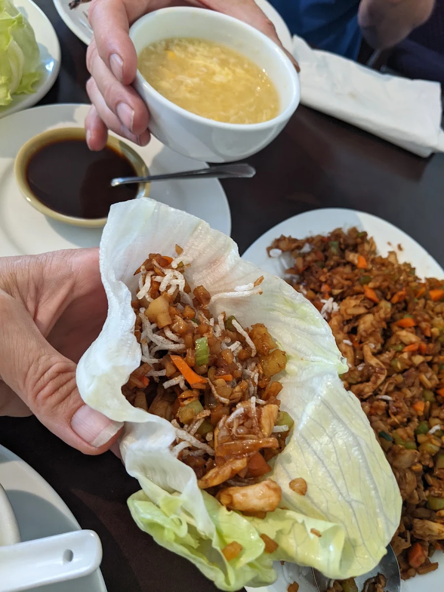Mushu Pork or Chicken w 6 Pancakes