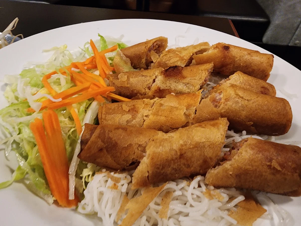Sate Chicken Salad Rolls