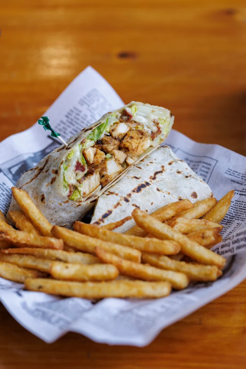 Cajun Chicken Ceasar Wrap