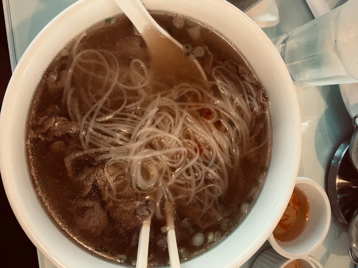 Medium Rare Beef Noodle Soup