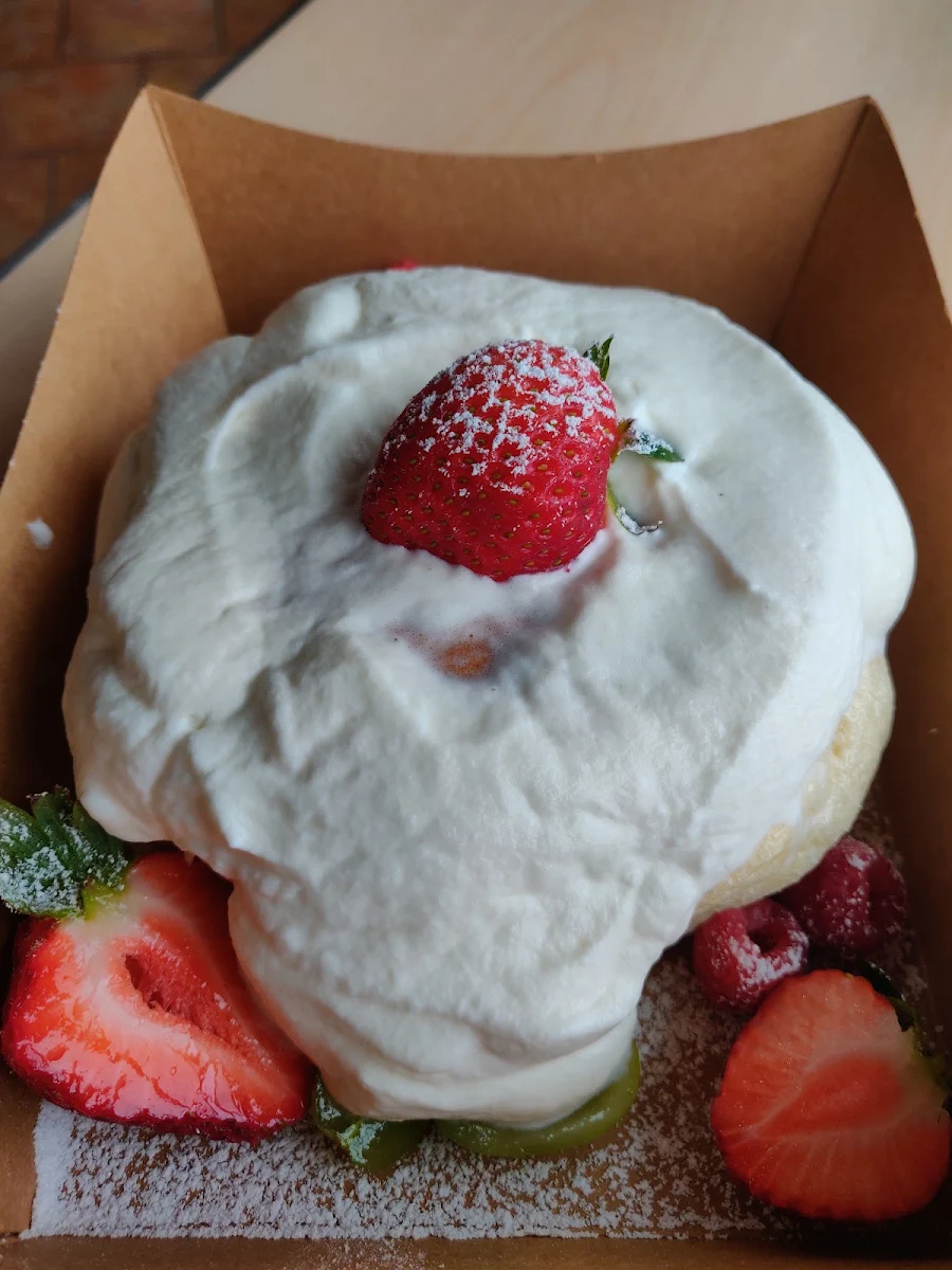 Creme Brulee Souffle Pancake