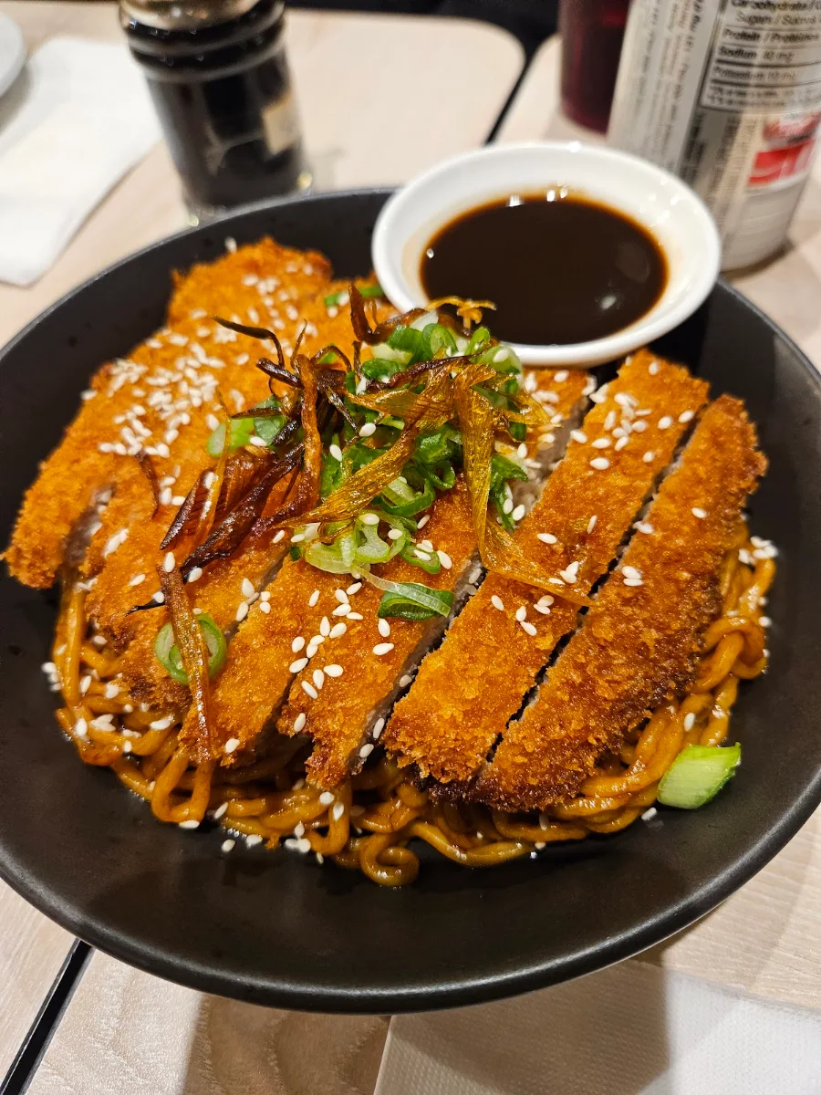 Shanghai Noodles with Fried Pork Chop