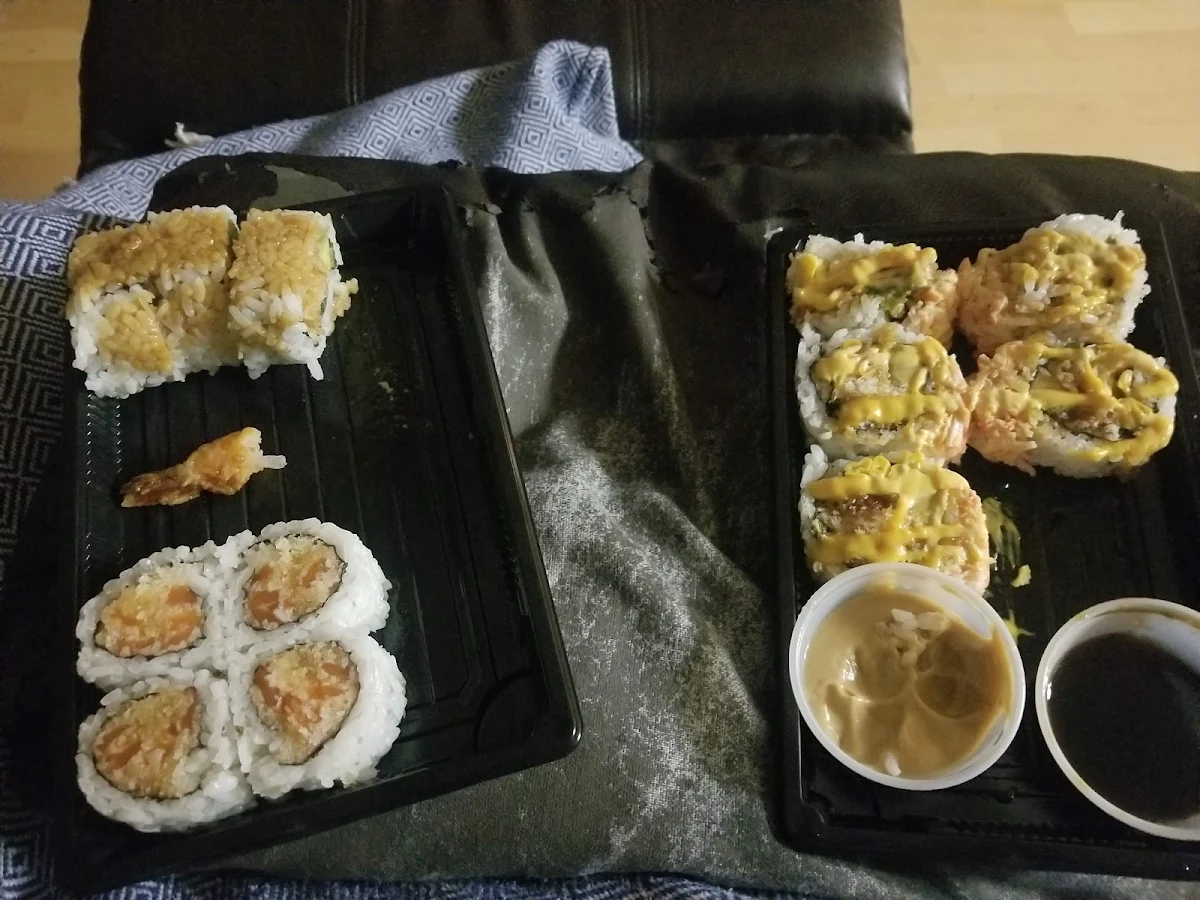 Spicy Salmon Roll Dynamite Roll and My Personal Favorite the Union Roll