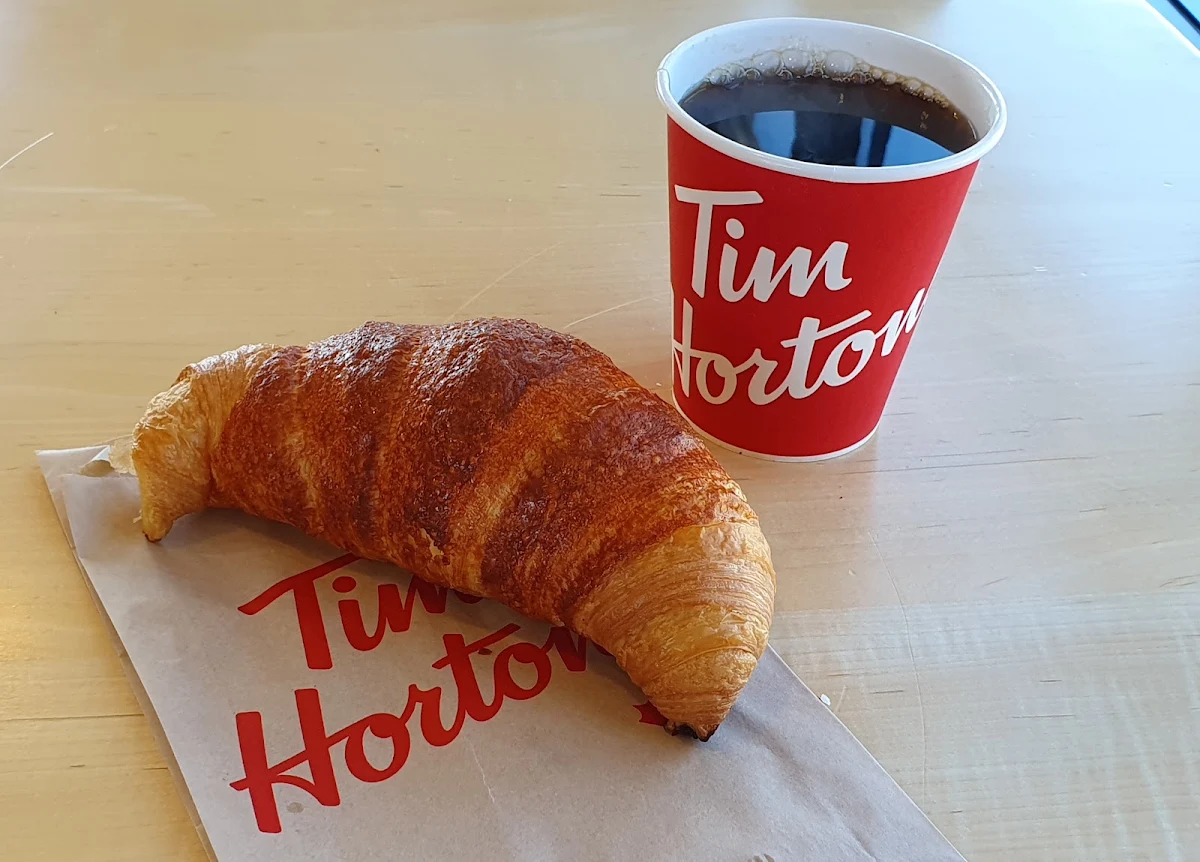 Cheese Croissant and Coffee