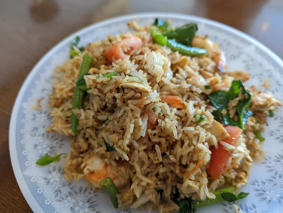 Basil Fried Rice Chicken Shrimp Fried Rice