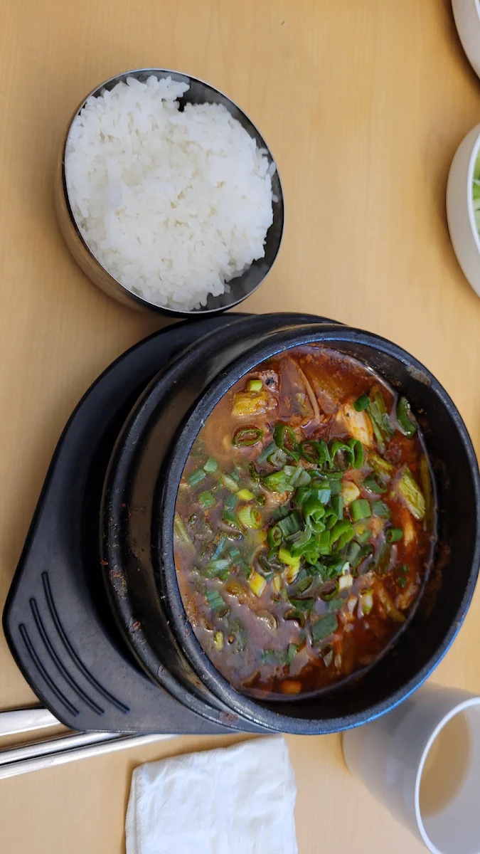 Spicy Soft Tofu Soup with Egg