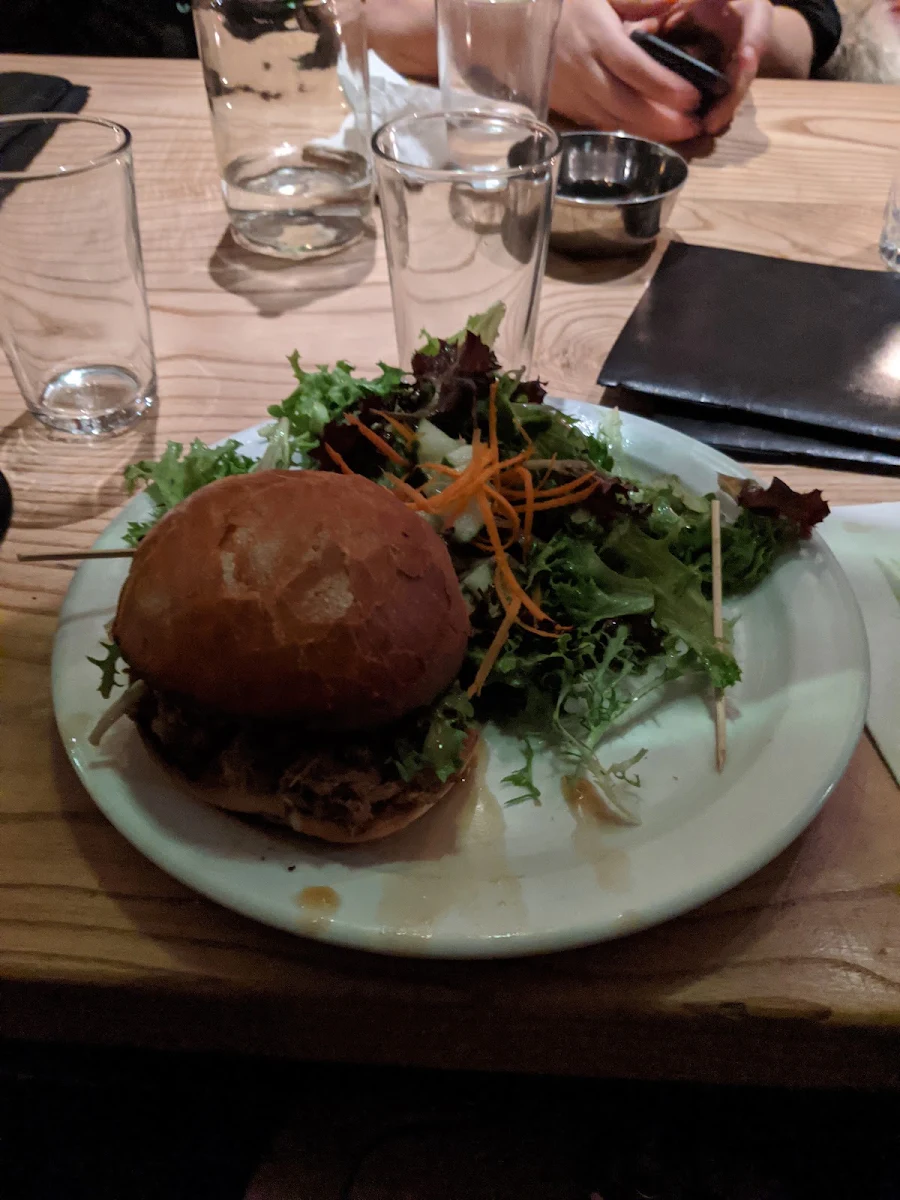 Burger Porc Effiloché