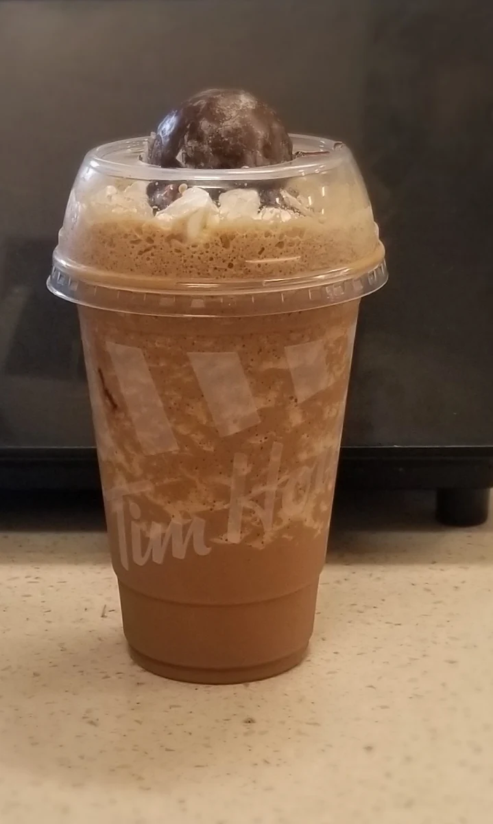 Chocolate Timbit Iced Cappuccino