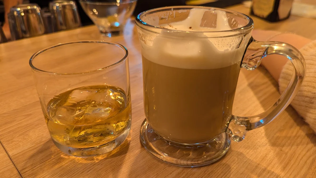 Cappuccino and Jack Daniels