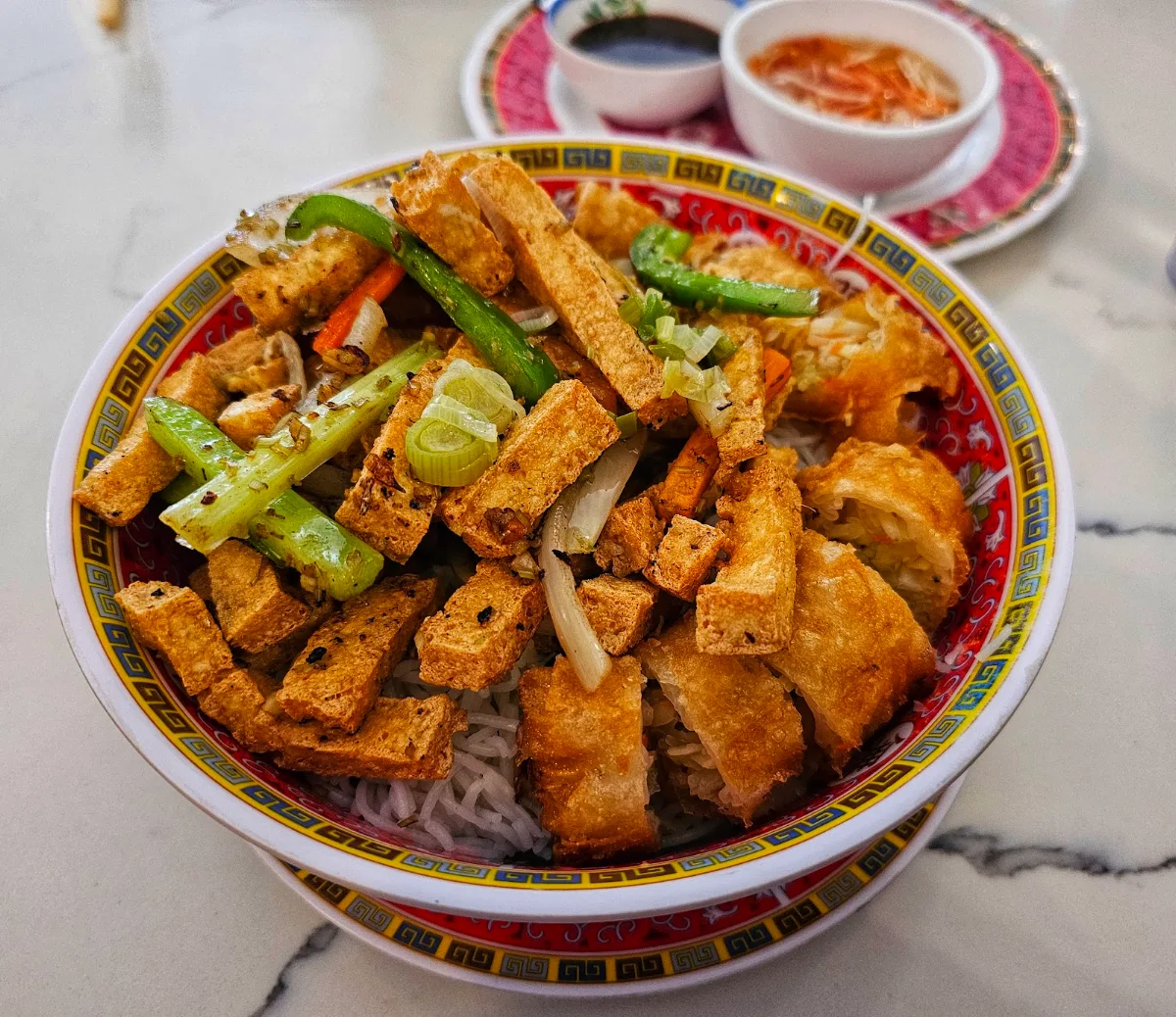 Lemongrass Tofu Vermicelli Bowl