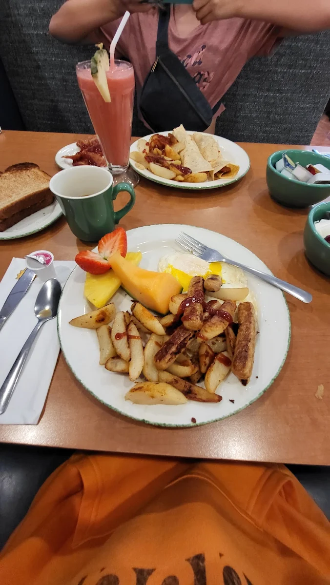 Breakfast with Fruit Salad