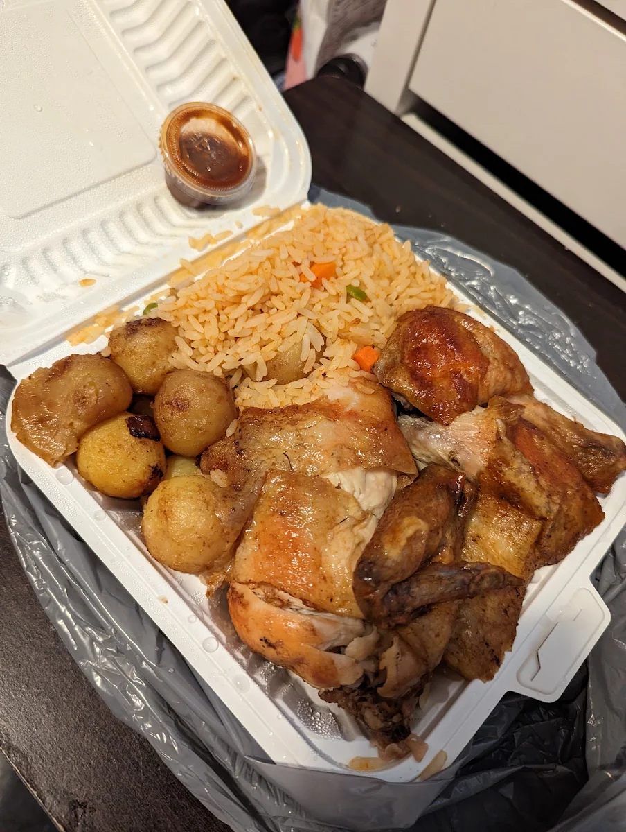 1 4 Chicken Breast with Rice & Potatoes