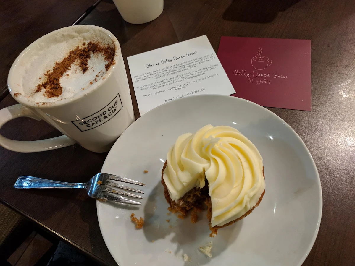 Cappuccino and Carrot Cake Muffin