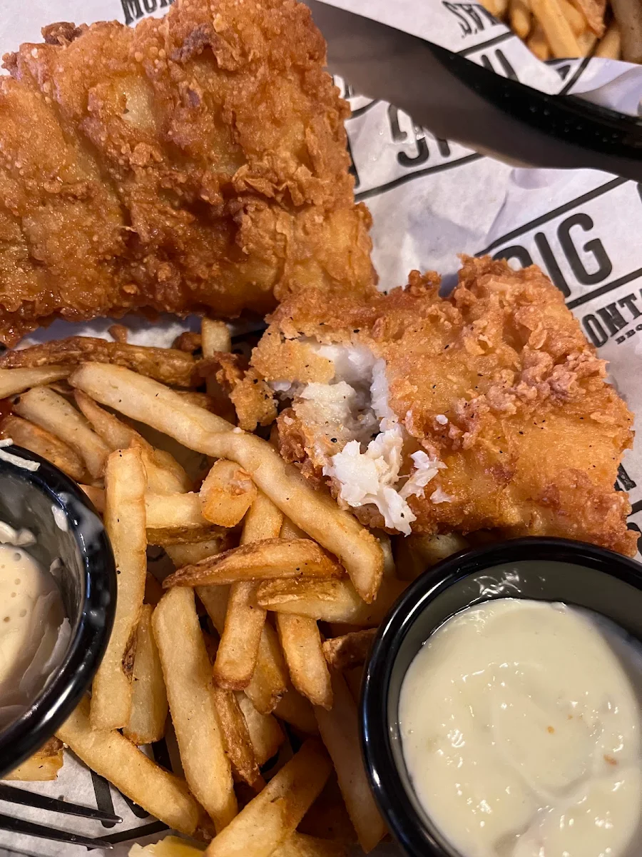 Beer-Battered Fish & Chips